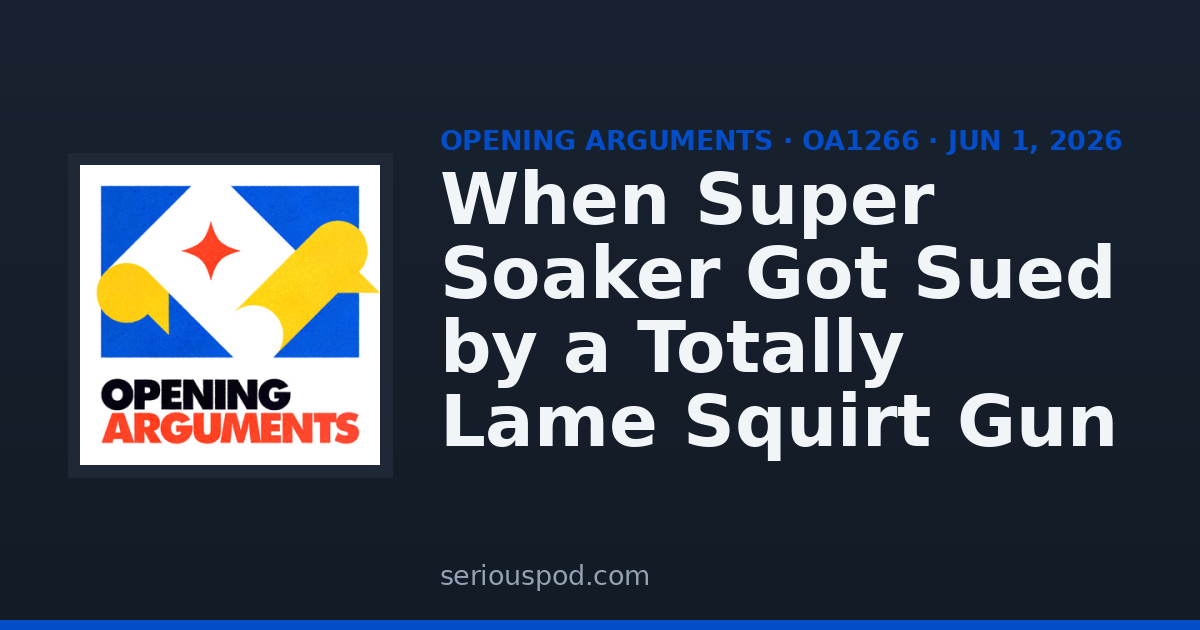Revolver Wacky When Super Soaker Got Sued by a Totally Lame Squirt Gun — Serious Pod